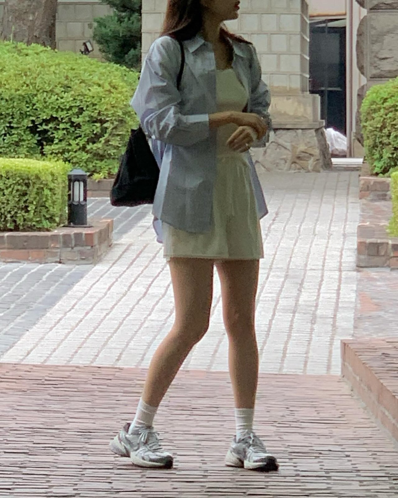 실키 레이스 숏 밴딩팬츠 상세 이미지 9