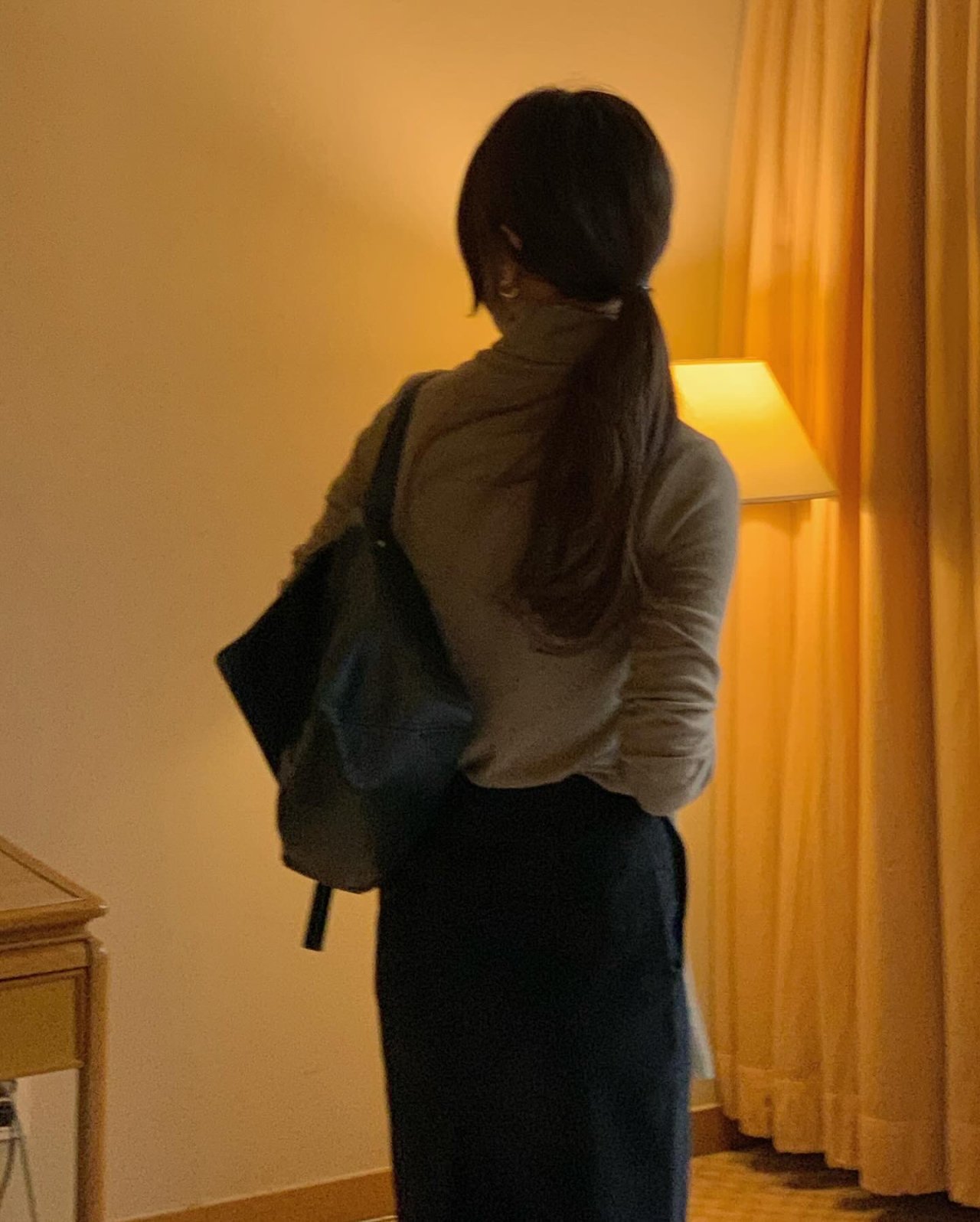 스노우 앙고라&울 폴라 티셔츠 상세 이미지 6