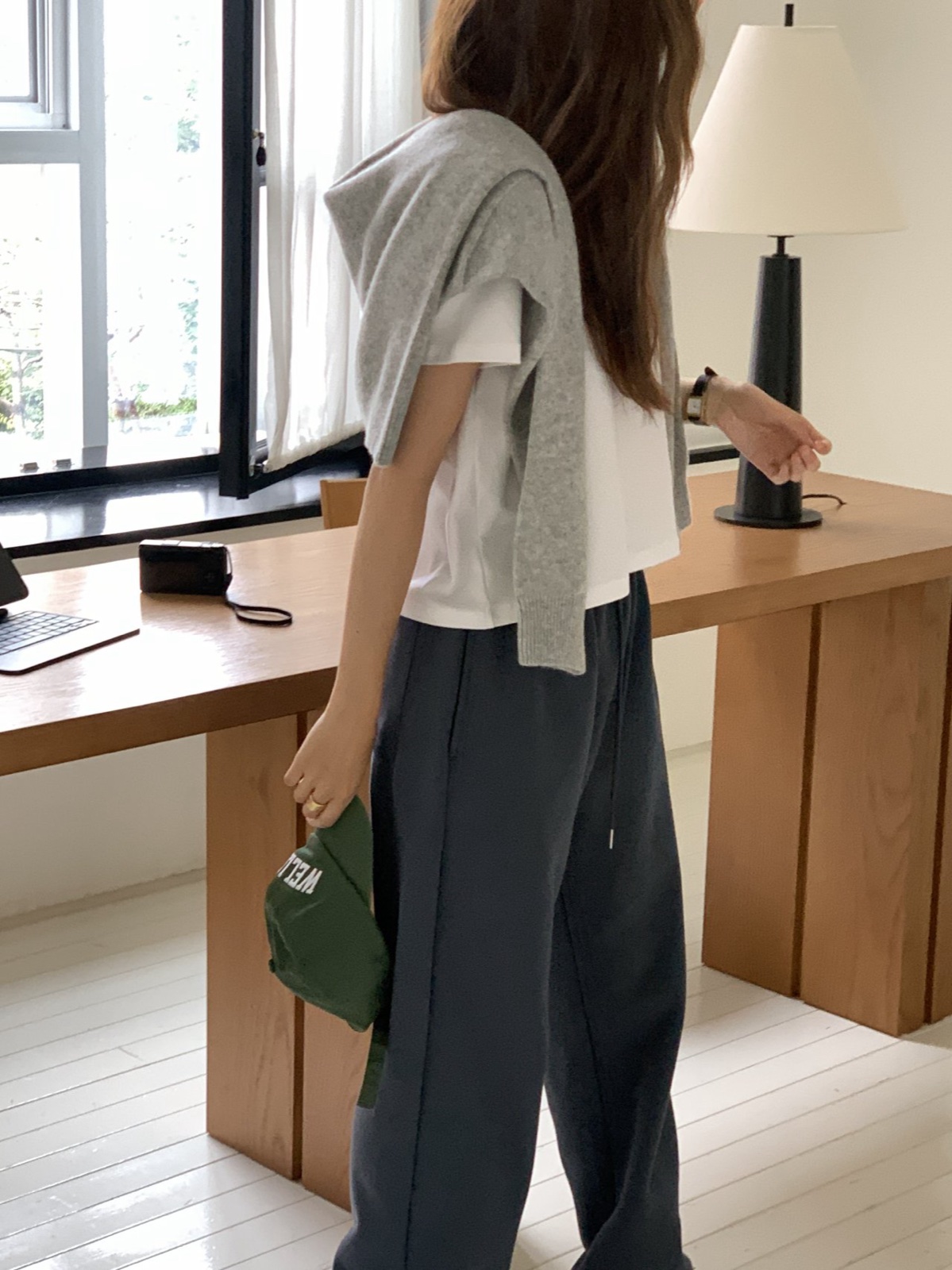 소프트 스트링 기모 트레이닝 팬츠 상세 이미지 3