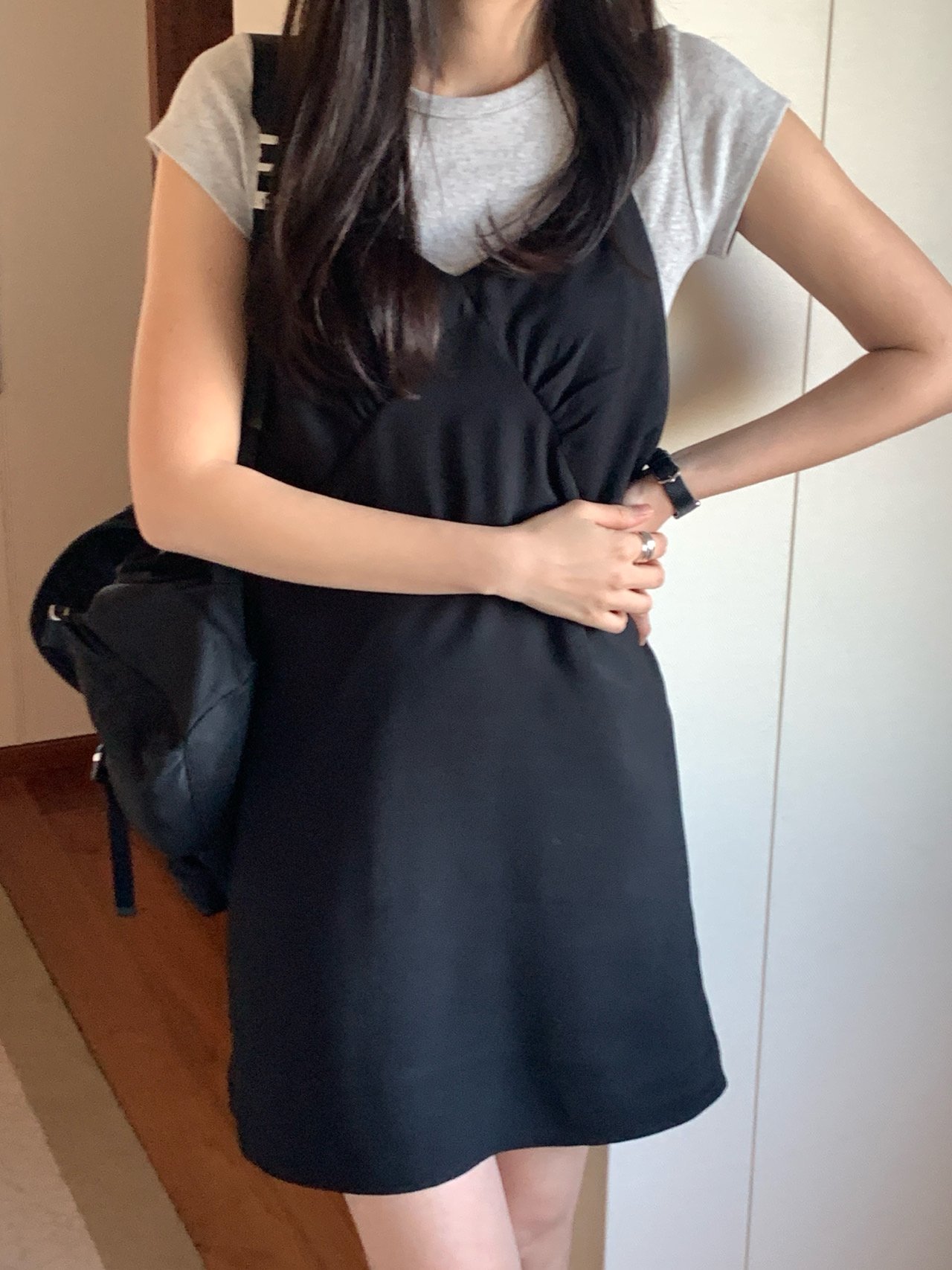 소르베 나시 숏 원피스