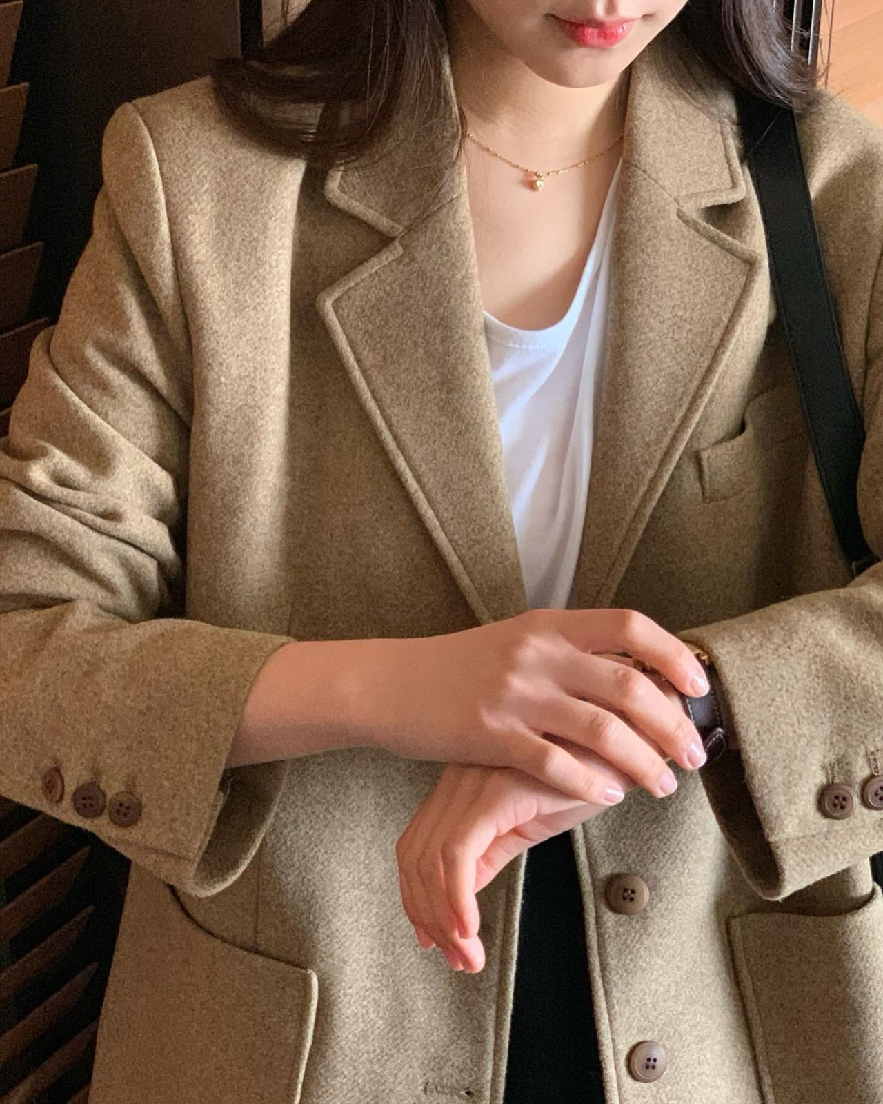 스프링 울 보카시 자켓 상세 이미지 4