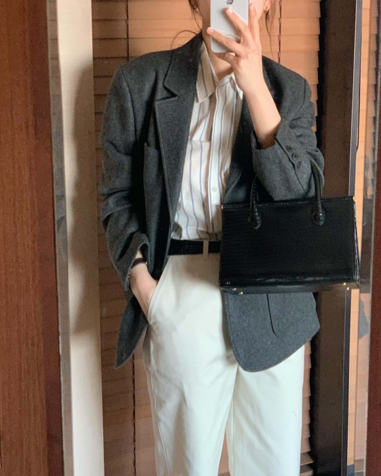 스프링 울 보카시 자켓 상세 이미지 8