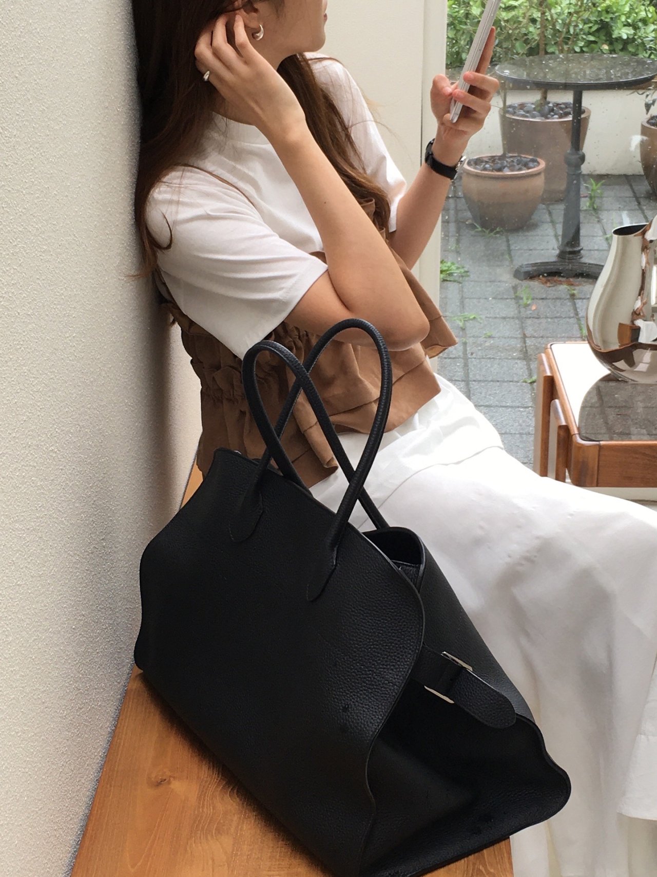 서리 피치 셔링 뷔스티에 상세 이미지 3