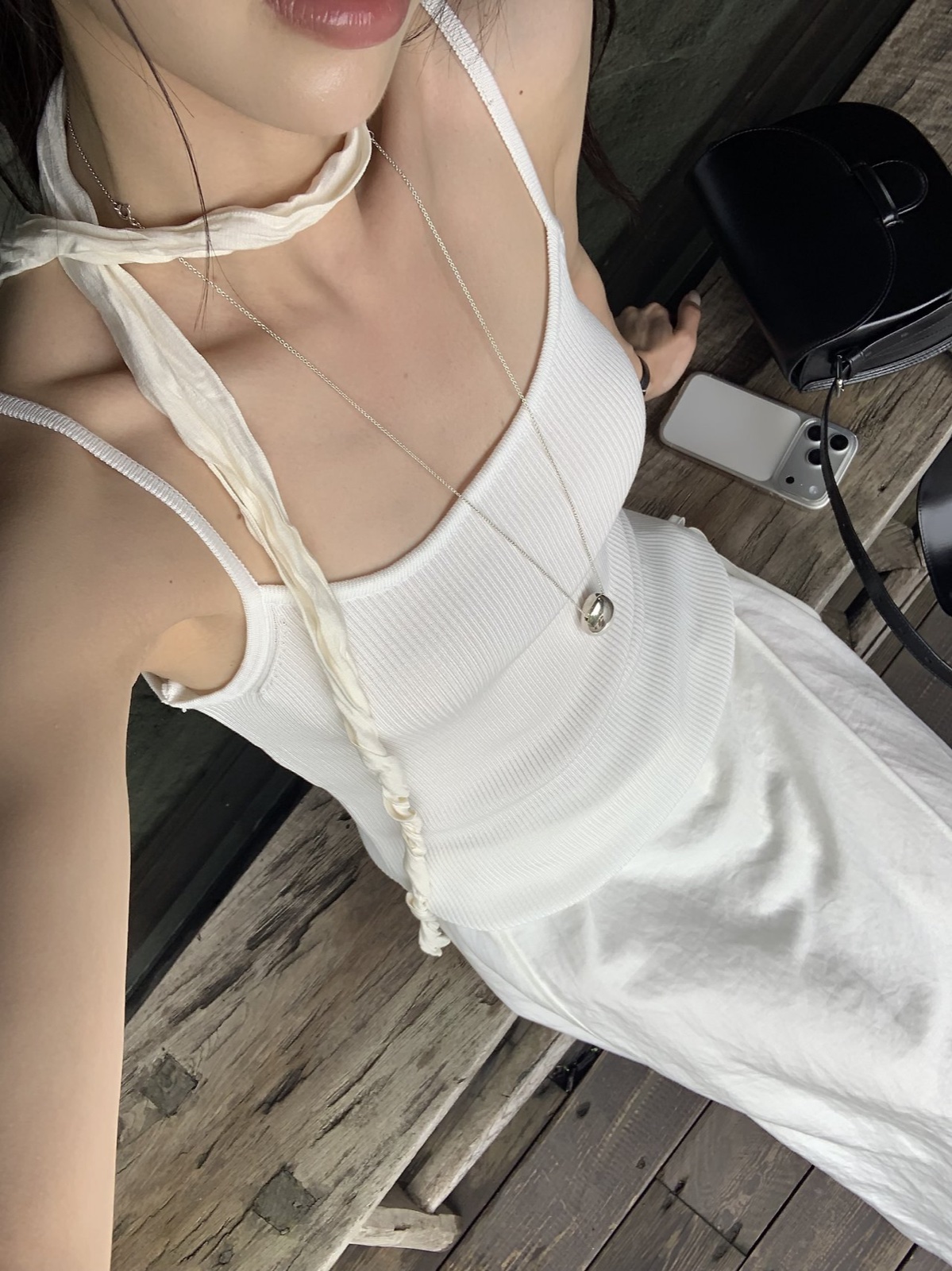 심포니 플리츠 스카프 상세 이미지 1