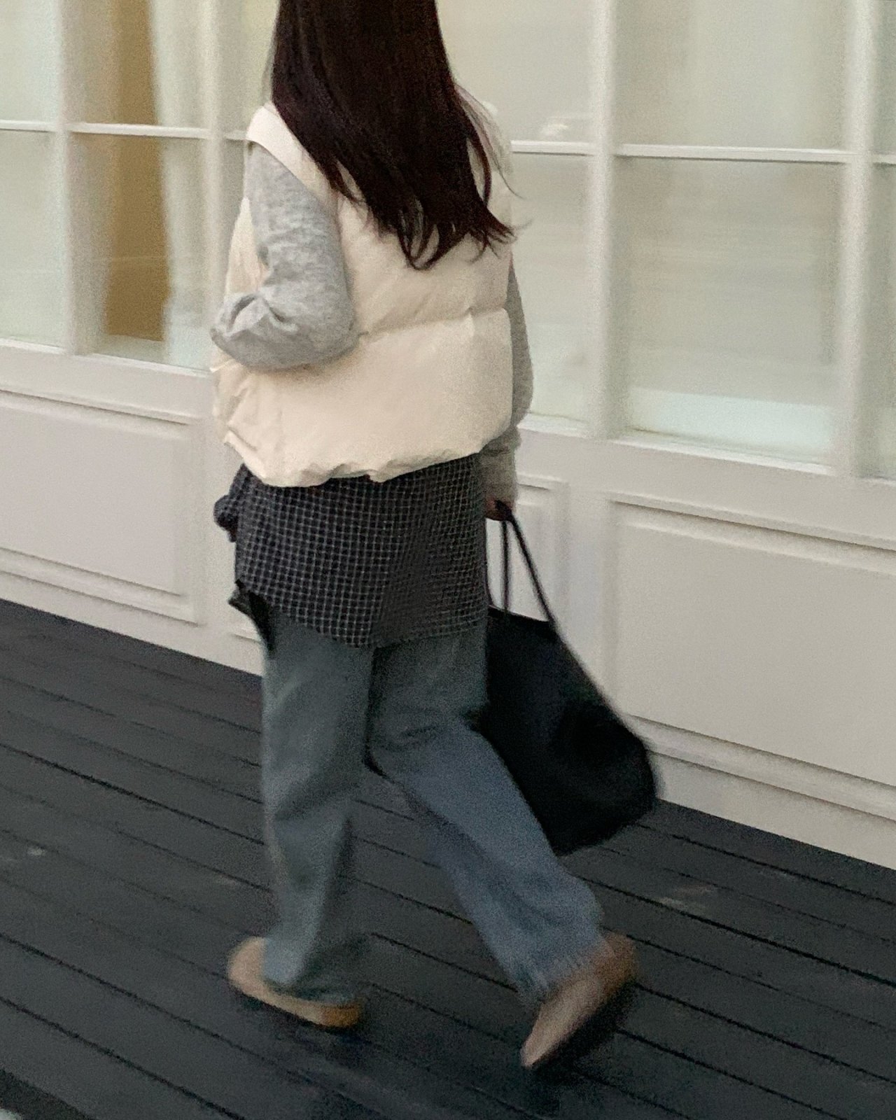 테디 구스다운 패딩 베스트 상세 이미지 5