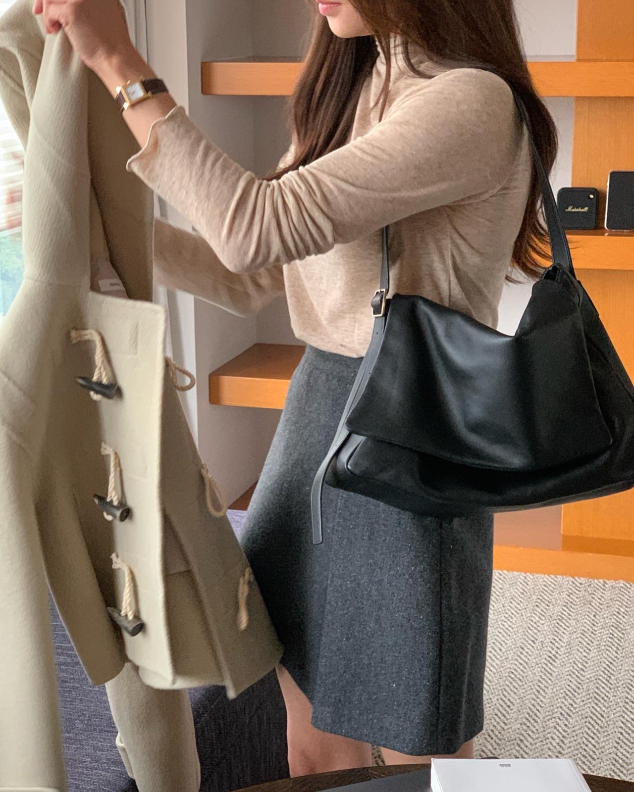 오브 링클 반폴라 긴팔 티셔츠 상세 이미지 5
