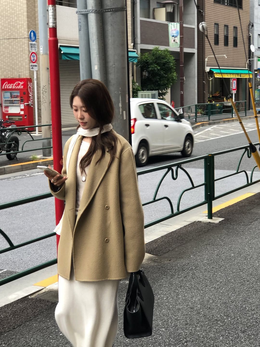이벳 더블 하프 핸드메이드 자켓 착용 컷