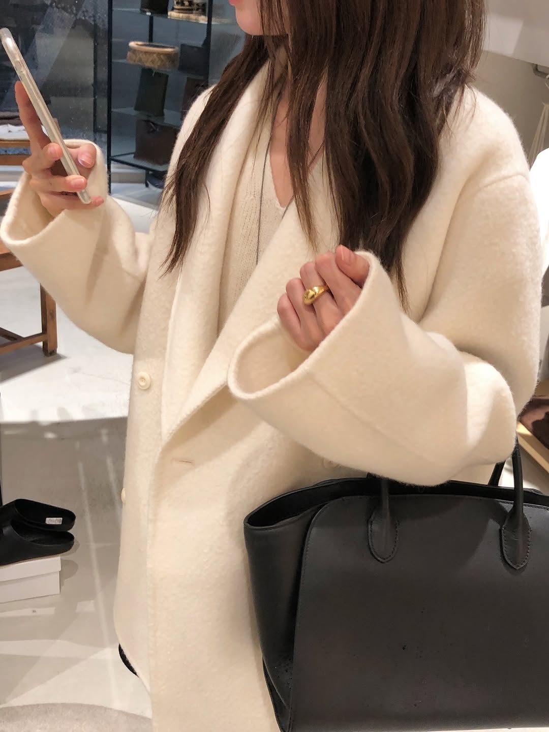 이벳 더블 하프 핸드메이드 자켓 상세 이미지 8